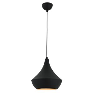 Akasya Sarkıt E27 12w 27cm Metal Siyah Avonni-av-4106-m6-bsy