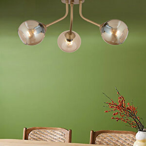 David 3lü Eskitme Bal Camlı Modern Genç Odası Mutfaksalon Avize Eskitme