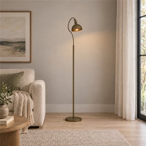 Angora Eskitme Dekoratif Tasarım Retro Modern Metal Lambader Eskitme