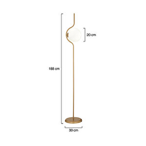 Zeyna Eskitme Boyalı Lambader