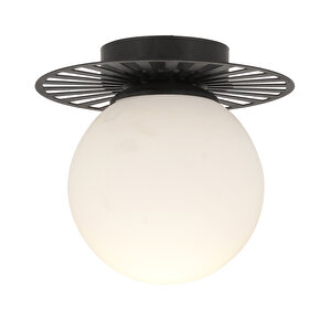 Rakes Siyah Modern Plafonyer Genç Odası Mutfak Yatak Odası Avize Siyah