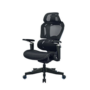 Adore Gaming Epic Profesyonel Oyuncu Ve Yönetici Koltuğu-siyah File-mavi 68,5x116-123,5x68 Cm (gxyxd)