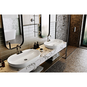 Paradise Tezgah Üstü 70 Cm, Çanak Lavabo