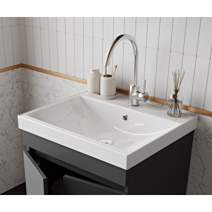 Sky 60 Cm Dolap Uyumlu Seramik Lavabo