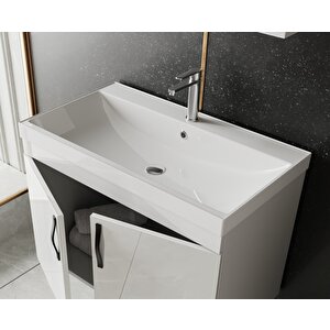 80 Cm Sky Dolap Uyumlu Seramik Lavabo