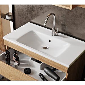 Karen Banyo Star 85 Cm, Dolap Uyumlu Seramik Lavabo