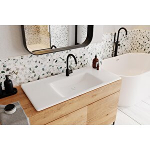 Karen Banyo Star 85 Cm, Dolap Uyumlu Seramik Lavabo