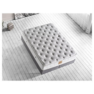 Dream Yatak Tek Kişilik Çift Pedli Ekstra Lüks Yatak 34 Cm Pamuklu Örme Kumaş 90x190 cm