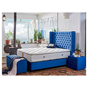 Dream Yatak Tek Kişilik Çift Pedli Ekstra Lüks Yatak 34 Cm Pamuklu Örme Kumaş 90x190 cm