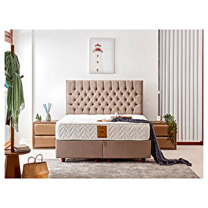 Relax Yatak Tek Kişilik Orta Sert Beş Yıldızlı Otel Yatağı Lüks Ortopedik Yatak Çift Taraflı 28 Cm 80x180 cm