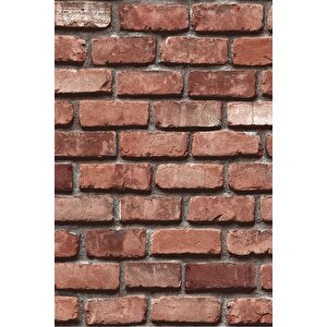 5332 Açık Kiremit Taş Tuğla Desen Kağıdı 5,30 M²
