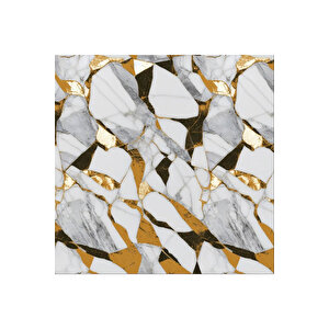 30x60 Cm Gold Damar Mermer Desenli Kendinden Yapışkanlı Mutfak Banyo Wc Kaplama Pvc Panel-MR17