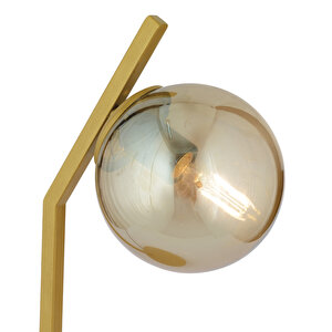 Feris Gold  Bal Camlı Masa Lambası Salon-yatak Odası Modern Abajur
