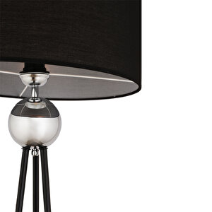 Deha Krom Modern Tasarım Metal3 Ayaklı Abajur Lamba Lambader