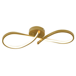 Vetto Gold 38 Watt Plafonyer 3 Renkli Ledli Modern Mutfak Banyo Led Salon Sarkıt Avize Gold