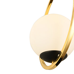 Lifos Tekli Gold Kaplamalı Plafonyer Modern Mutfak Salon Avize Gold