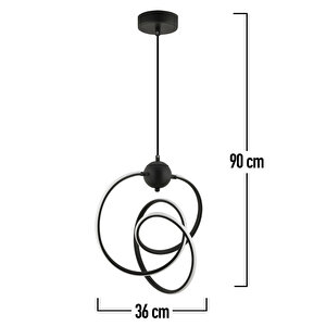 Zagor Sarkıt 53 Watt Sarkıt 3 Renkli Ledli Modern Mutfak Banyo Led Salon Sarkıt Avize