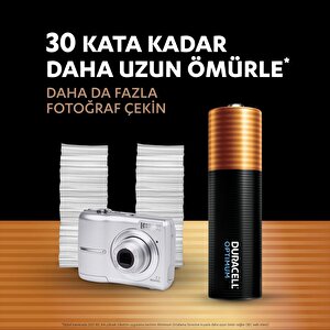 Duracell Optimum Aaa Alkalin Pil, 1,5 V Lr03 Mn2400, 4’lü Paket