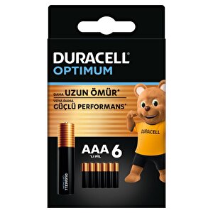 Optimum Aaa Alkalin Pil, 1,5 V Lr03 Mn2400, 6’li Paket