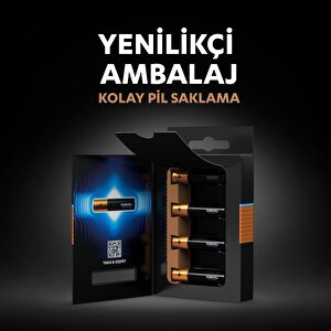 Duracell Optimum Aaa Alkalin Pil, 1,5 V Lr03 Mn2400, 6’li Paket