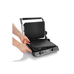 Gusto Grıll Izgara & Tost Makinesi -inox