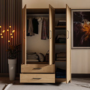 3506 Grande Modern 120x182 3 Kapili Gardrop Sepet