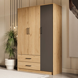 3508 Grande Modern 120x182 3 Kapili Gardrop Sepet Trevi̇so