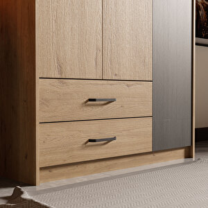 3508 Grande Modern 120x182 3 Kapili Gardrop Sepet Trevi̇so