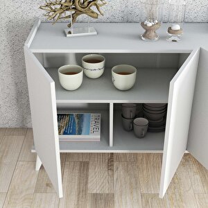 1602 Elegante 180 Cm Modern Konsol Beyaz