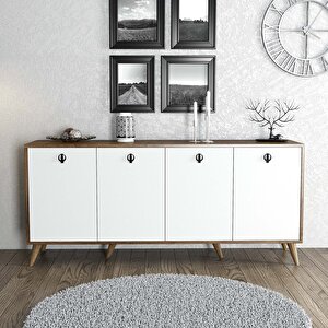 1612 Elite 180 Cm Modern Konsol Amalfi̇ Beyaz