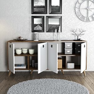 1612 Elite 180 Cm Modern Konsol Amalfi̇ Beyaz