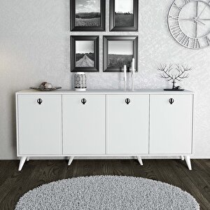 1614 Elite 180 Cm Modern Konsol Beyaz