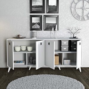 1614 Elite 180 Cm Modern Konsol Beyaz