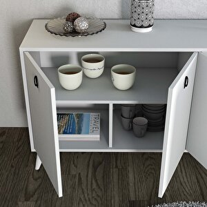 1614 Elite 180 Cm Modern Konsol Beyaz