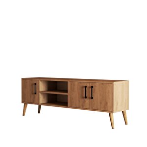 1586 Exxen 150 Cm (ahşap Ayakli) Tv Üni̇tesi̇ Sepet