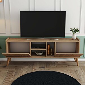 1532 Carmen 150 Cm (ahşap Ayakli) Tv Üni̇tesi̇ Sepet