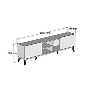 1310 Elegante 180 Cm Tv Üni̇tesi̇ Amalfi̇