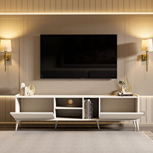 1320 Elegante 180 Cm Tv Üni̇tesi̇ Beyaz
