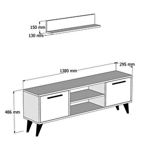 1118 Senfoni̇ 138 Cm Tv Üni̇tesi̇ Amalfi̇ Antrasi̇t