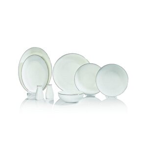Jolly Yemek Takimi 56 Parça Platin 01