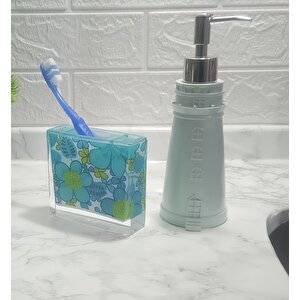 Sivi Sabunluk,diş Firçalik 2 Li Set