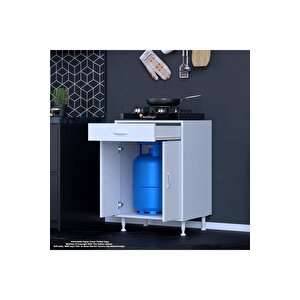 Birce Set Altı Dolap Beyaz