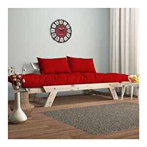 Adalar Masif Natural 2li Kanepe Cpt8108-210 Kırmızı