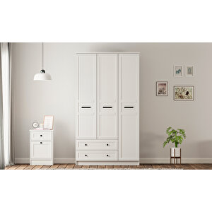 Rumy-s1 3 Kapak 2 Çekmeceli Gardırop-184