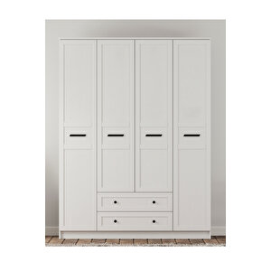 Rumy-s1 4 Kapak 2 Çekmeceli Gardırop-210