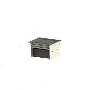 Donatilabi̇li̇r Pri̇z Bloklari  6 Modül Çi̇ft Açilir Kapakli Masa Üstü Pri̇z Kutusu (beyaz)   / 3806-03