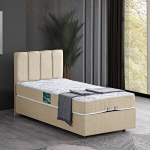 Defne Tek Kişilik Baza Başlık Comfort Yatak Seti 90x190 cm