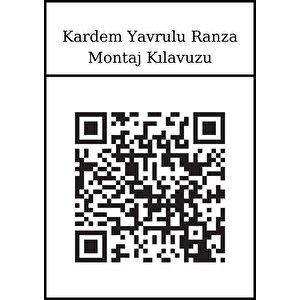 Kardem Yavrulu Üçlü Ranza Beyaz