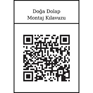 Doğa 3 Kapaklı Dolap
