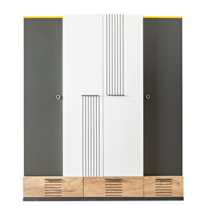 Relax Genç Odası-4 Kapaklı Dolap